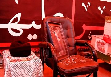 حضور مردم کرج در  تجمع  شبانه با برگزاری مراسم عزاداری در شب اول محرم 