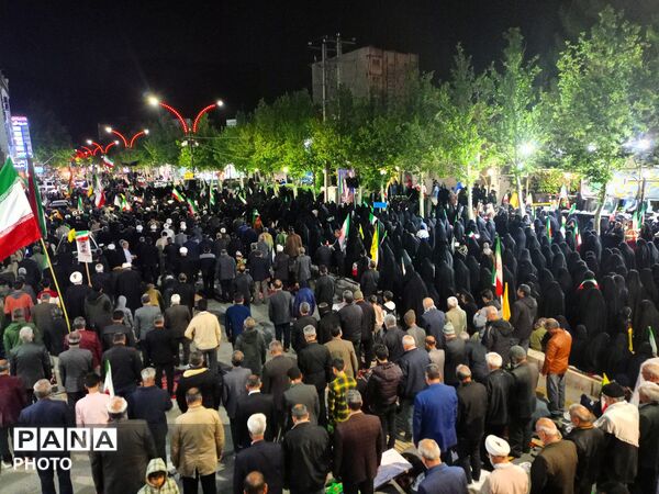 نماز استغاثه در قراره شبانه کاشمری ها