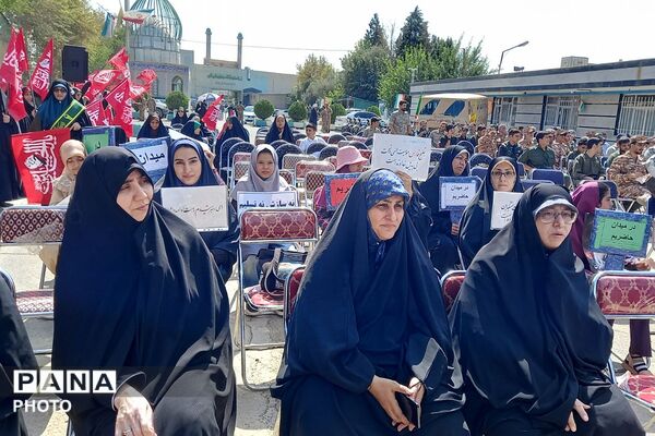 به اهتزار درآمدن پرچم خونخواهی قائد شهید امت در چهاردانگه