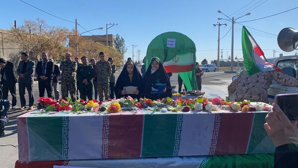 مراسم استقبال از شهید گمنام در شهرستان مه‌ولات