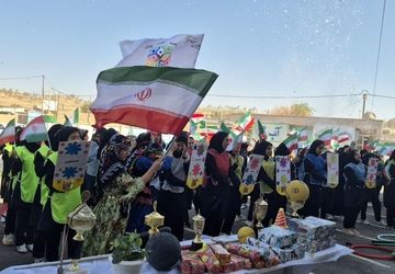  افتتاحیه المپیاد ورزشی درون‌مدرسه‌ای در منطقه زرین‌آباد
