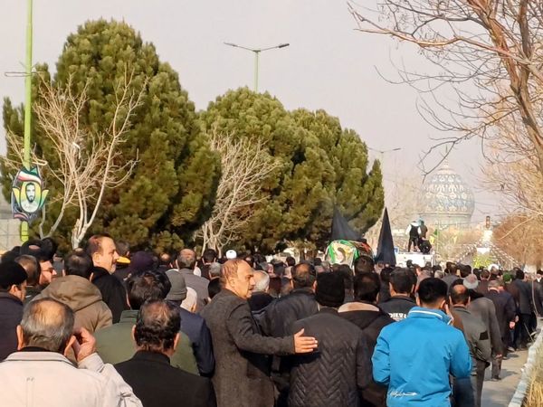 مراسم تشییع حجت‌الاسلام والمسلمین سید هاشم سجادی نسب در برخوار