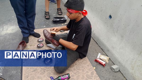 قدم‌به‌قدم با عاشقان و جاماندگان اربعین حسینی در کرج