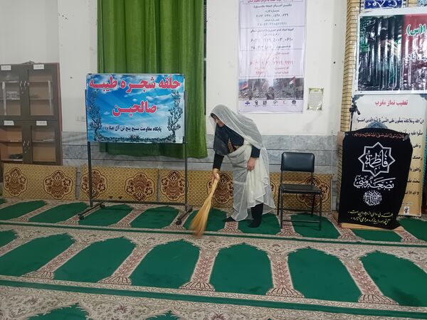 مراسم ایام فاطمیه در مسجد پنج تن آشخانه
