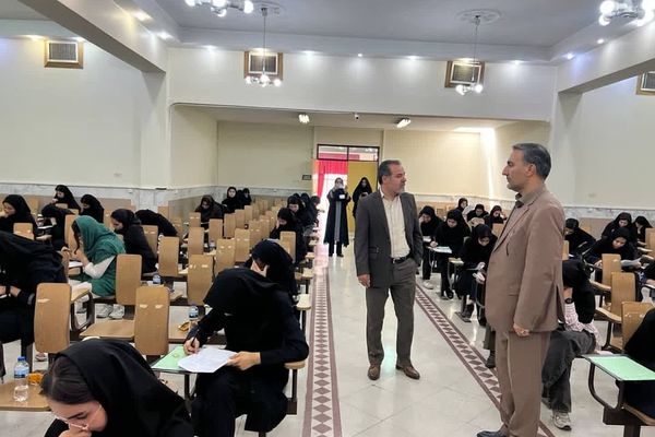 بازدید از حوزه امتحانات ورودی مدارس دخترانه و پسرانه نمونه دولتی در شهرری