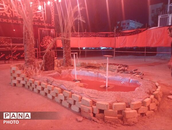 فضاسازی عزای امام‌حسین(ع) در شهرستان نظرآباد