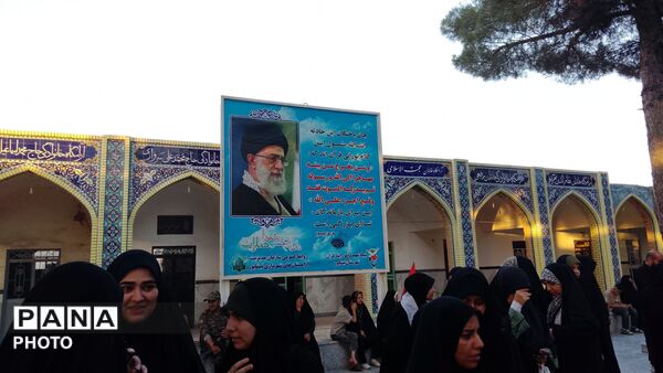مراسم گرامیداشت هفته دفاع مقدس در گلزار شهدای شهرستان نیشابور 