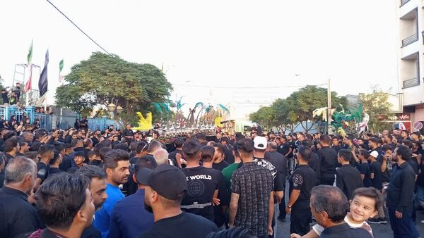 عزاداری عصر عاشورا در هیئت قوژد