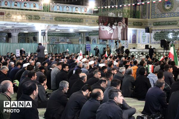 ‌حضور قوم بختیاری در تشییع شهید سجاد نادری