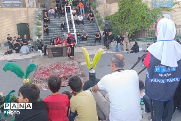 مراسم تعزیه‌خوانی در مسجد جامع آبشناسان همراه با حضور عزاداران