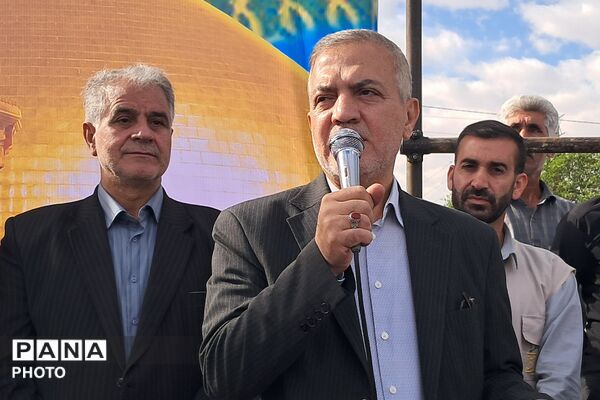 آیین اهتزار پرچم مقدس آستان‌‌قدس‌رضوی در بهارستان‌دو