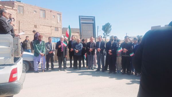 حضور مردم روستای براباد در راهپیمایی روز جهانی قدس