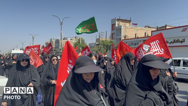 پیاده روی اربعین از میدان سپاه هشتگرد تا امامزاده هادی ینگی امام