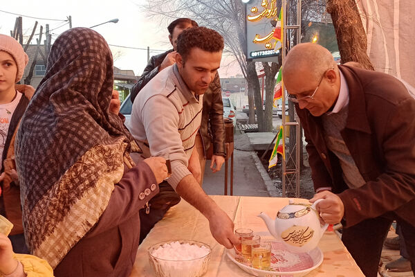 برپایی موکب به‌مناسبت جشن‌های حضور تا ظهور در آباده