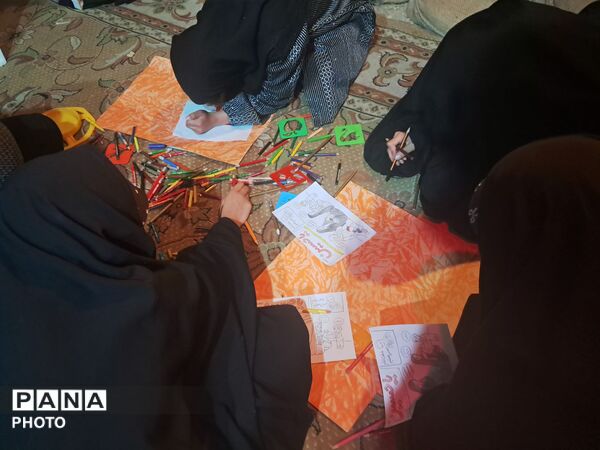  مرور درس نامه دانش‌آموزان به یاد شهدای میناب 