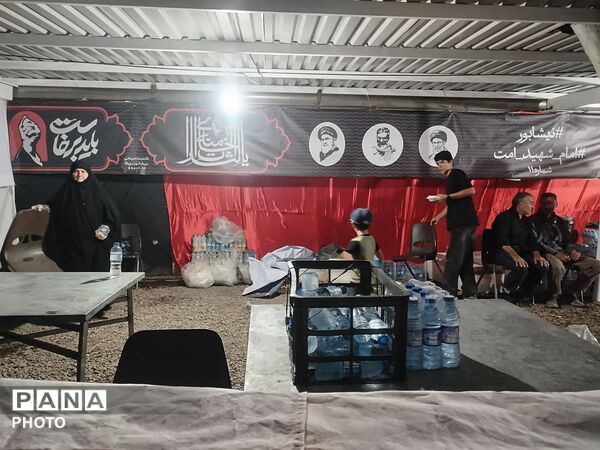 توقف درمسیر عاشقی، موکب حیدریون پذیرای زائران وعزادارن رهبری