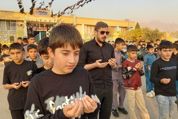 مراسم سوگواری حضرت فاطمه در دبستان هدایت ۲