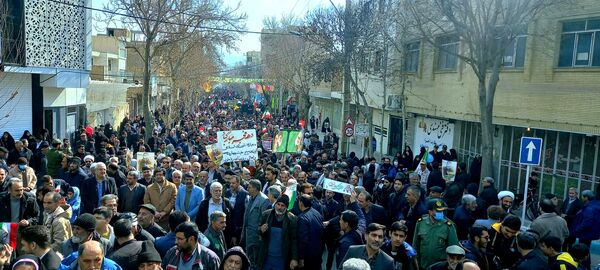 حضور حماسی مردم فلاورجان در راهپیمایی 22 بهمن