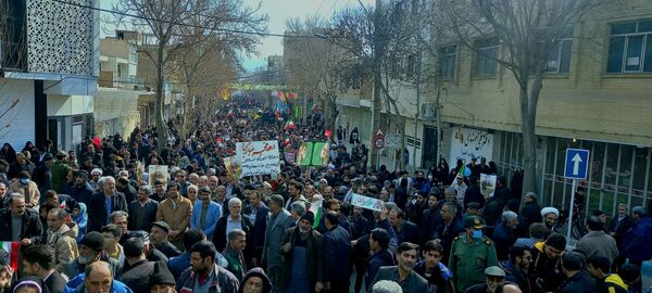 حضور حماسی مردم فلاورجان در راهپیمایی 22 بهمن