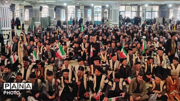قاب‌هایی از حماسه‌آفرینی مردم سامان در بیعت اقوام