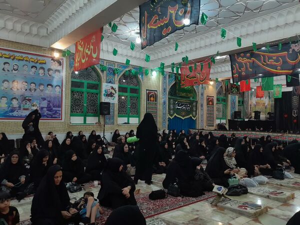 مراسم عزاداری اباعبد الله الحسین (ع) در شهرستان خرامه