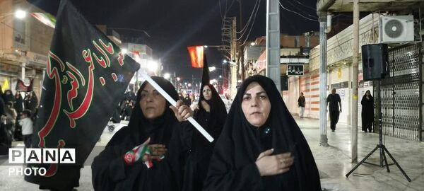 مراسم شام غریبان حسینی در گچساران 