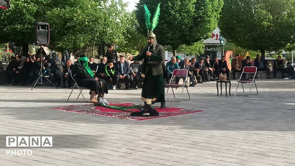 مراسم شبیه خوانی در آرامگاه بانو بی بی شطیطه 