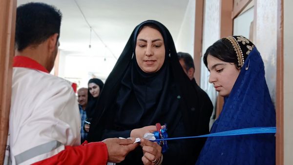 افتتاح اتاق بهداشت آموزشگاه پروین اعتصامی فارسان