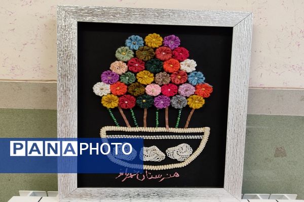 نمایشگاه هنرهای دستی دانش‌آموزان در کانون فرهنگی، تربیتی عصمت اردبیل 