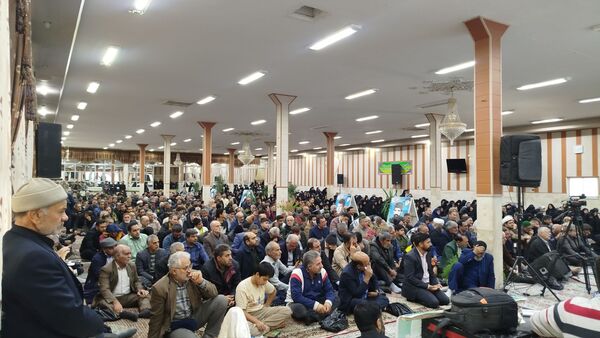 مراسم پر فیض دعای ندبه به همراه آئین رونمایی و عطرافشانی سنگ یادبود شهید گمنام 