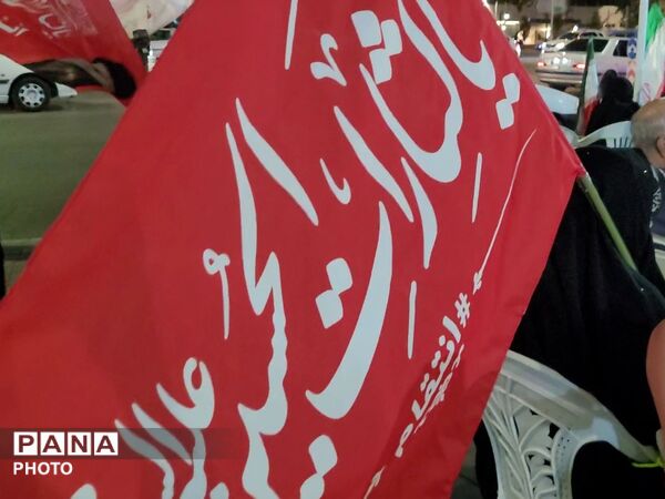 اجتماع دانش آموزان ناحیه سه در میدان احمدآباد