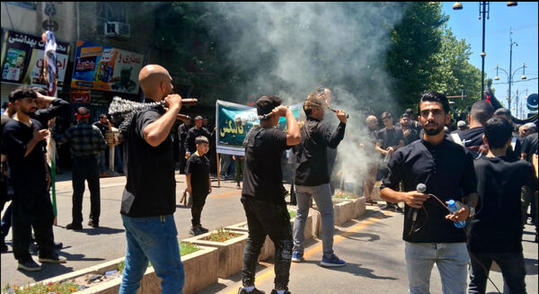 مراسم تاسوعای حسینی در شهرستان گالیکش