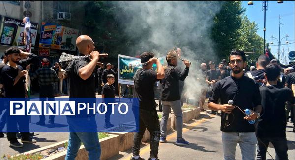 مراسم تاسوعای حسینی در شهرستان گالیکش