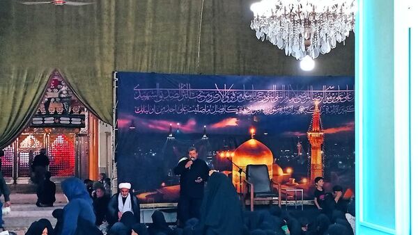 مراسم تشییع نمادین پیکر امام رضا (ع) در کاشمر