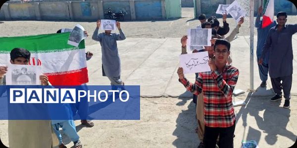 اجتماع دانش‌آموزان به‌مناسبت روز ۱۳ آبان در مدارس شهرستان قلعه گنج 