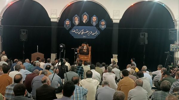 مراسم نخستین سالگرد شهادت شهدای خدمت در مسجد الهادی نیشابور 