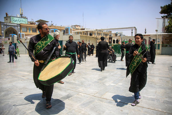 عزاداری سالروز شهادت امام حسن مجتبی(ع) در حرم حضرت معصومه(س)