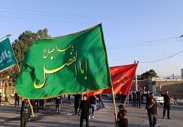 دسته عزاداری عاشورا در سفید‌دشت