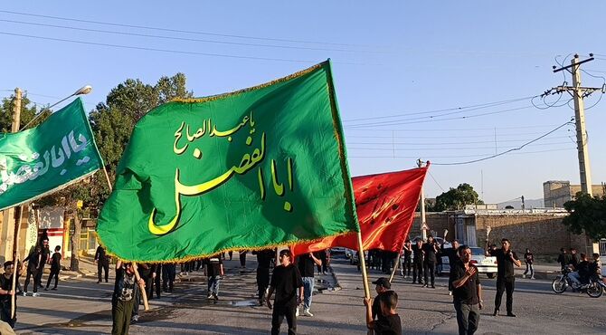 دسته عزاداری عاشورا در سفید‌دشت
