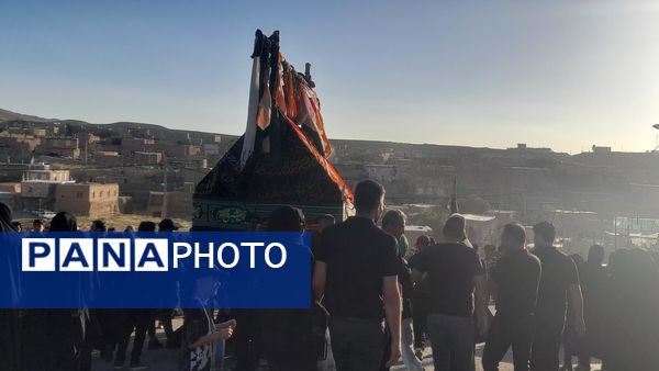 عزاداری عاشورا در روستای برزنون