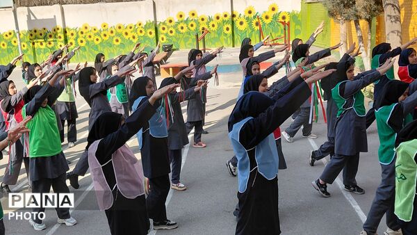 طنین فرهنگ پهلوانی در مدارس کرج
