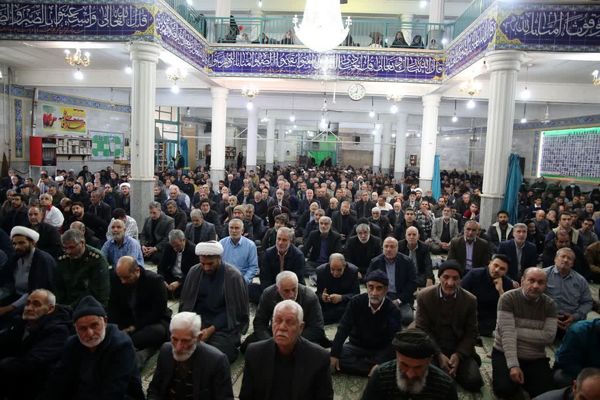 دعای ندبه و راهپیمایی پرشور مردم اسدآباد