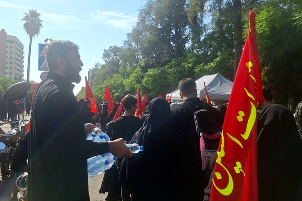 مراسم راهپیمایی جاماندگان اربعین حسینی در شیراز