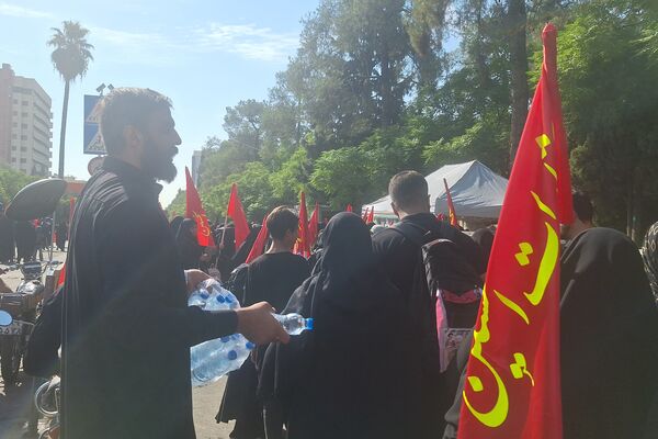 مراسم راهپیمایی جاماندگان اربعین حسینی در شیراز
