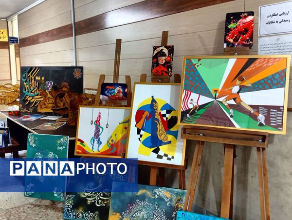 برپایی نمایشگاه دست سازه‌های دانش‌آموزی در ورامین