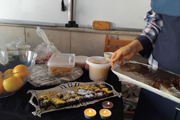 مراسم ویژه شهادت حضرت فاطمه زهرا (س) در مدرسه نرگس پردیس