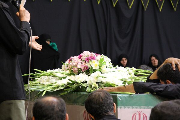 مراسم وداع با شهید امنیت سروان پاسدار مجتبی نظری قهدریجانی در سپاه ناحیه فلاورجان