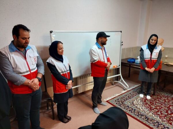 طرح همسان‌سازی آموزش مربیان دادرس شعب جمعیت هلال احمر استان در مرکز آموزش‌های تخصصی اصفهان