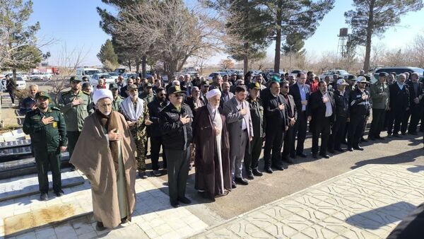 تجدید میثاق با شهدا در گناباد