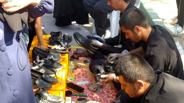 حضور پرشور مردم کاشمر در پیاده‌روی جاماندگان اربعین حسینی